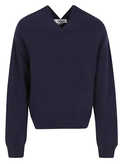 VICTORIA BECKHAM VICTORIA BECKHAM V-NECK YOKE DETAIL JUMPER