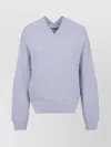 Victoria Beckham Wool And Cashmere Blend Jumper In Purple