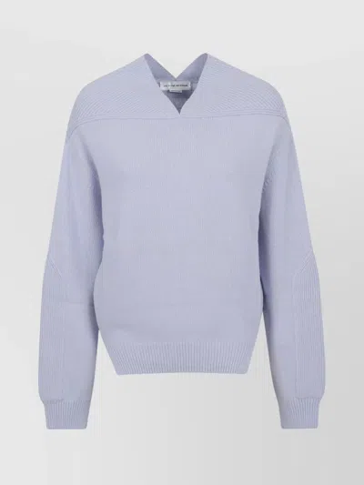 VICTORIA BECKHAM V-NECK YOKE DETAIL JUMPER