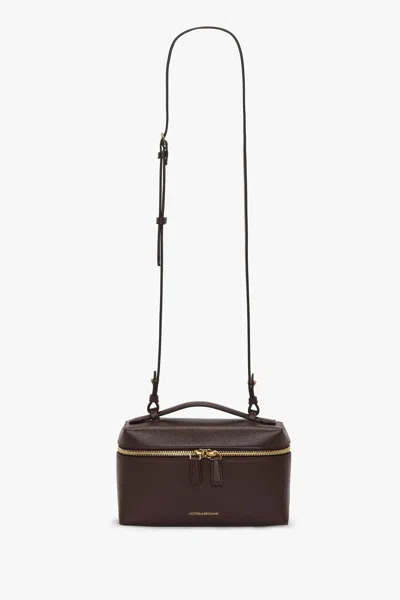 Victoria Beckham Top Handle Shoulder Bag In Burgundy