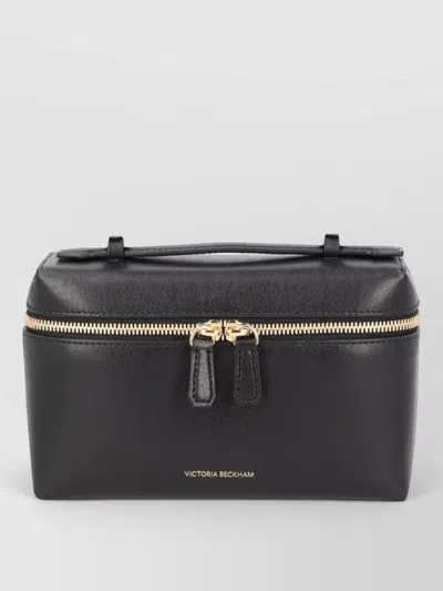 Victoria Beckham Vanity Crossbody Bag Adjustable Strap Handle In Black