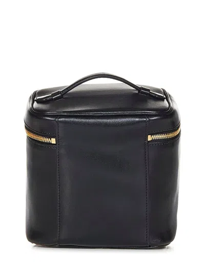 Victoria Beckham Vanity Cube Shoulder Bag In Black