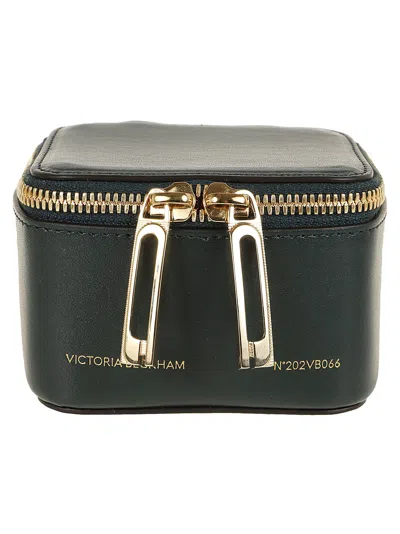 Victoria Beckham Micro Vanity Bag In Green