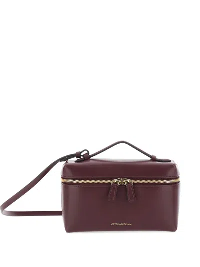 Victoria Beckham Vanity Zip Top Handle Tote Bag In Burgundy