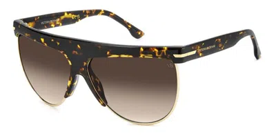 Victoria Beckham Vb 7005/s 086/ha Occhiali Da Sole Tartarugatishell Per Donna In Brown