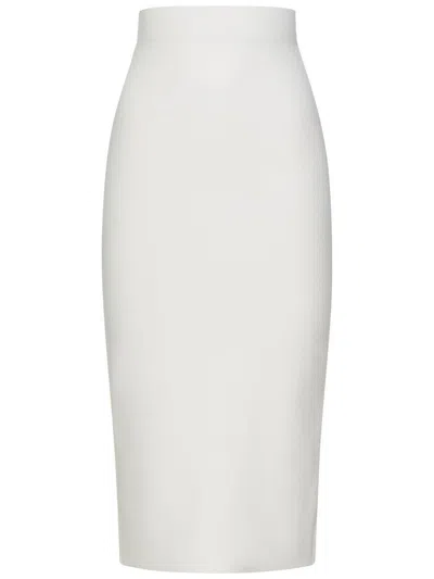 Victoria Beckham Vb Body Fitted Midi Skirt