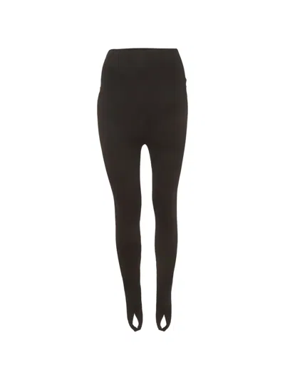 Pre-owned Victoria Beckham Vb Body Stirrup Leggings In Black