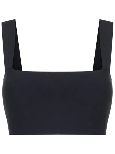 Victoria Beckham Black Strap Tank Top