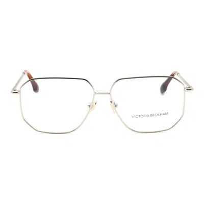 Victoria Beckham Vb2115040 Geometric Metal Frame Eyeglasses In Multi