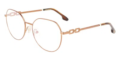 Victoria Beckham Vb2129 Men's Glasses, Brown, Size 55 In Gold