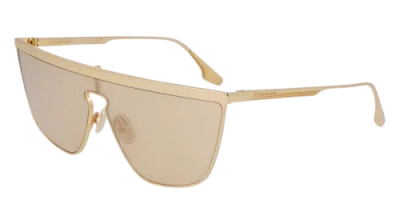 Pre-owned Victoria Beckham Vb245s 704 Gold Mirror 59/20/140 Female Sunglasses