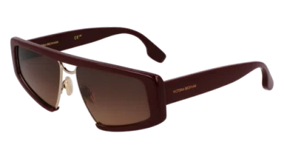 Pre-owned Victoria Beckham Vb247s 608 Wine 57/15/145 Female Sunglasses