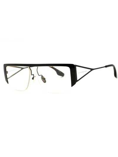 Victoria Beckham Vb250s Sunglasses In 001 - Black/transparent