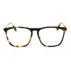 Victoria Beckham Unisex Brown Rectangular Eyeglass Frames Vb2601 In Multi