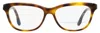 Victoria Beckham Vb2607 Rectangular Acetate Eyeglasses In Brown