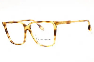 Victoria Beckham Vb2633 222 Blonde Havana 56mm In Orange