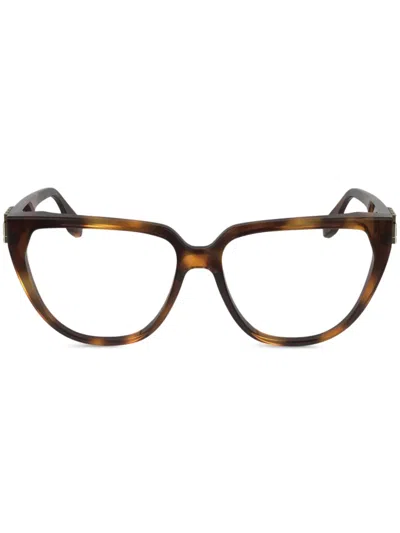 Victoria Beckham Vb2661 Cat-eye-brille In Brown