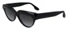 Victoria Beckham Vb602s 001 Rectangle Sunglasses In Multi