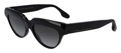 Victoria Beckham Vb602s 001 Rectangle Sunglasses In Multi