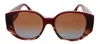 Victoria Beckham Vb605s 605 Oval Sunglasses In Multi