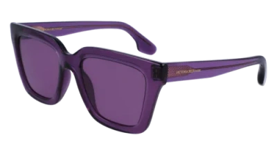 Pre-owned Victoria Beckham Vb644s 512 Purple 53/19/140 Female Sunglasses