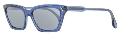 Victoria Beckham Vb661s Modified Rectangle Sunglasses In Blue