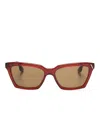 Victoria Beckham Cat-eye Frame Sunglasses In Red