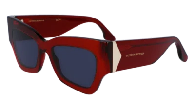 Pre-owned Victoria Beckham Vb662s 610 Red 52/18/145 Female Sunglasses