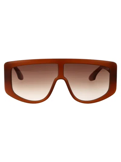 Victoria Beckham Vb664s Sunglasses In Brown
