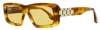 Victoria Beckham Vb669s Chain Rectangular Sunglasses In Multi
