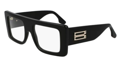 Pre-owned Victoria Beckham Vb677s 006 Black Clear 51/22/145 Female Sunglasses