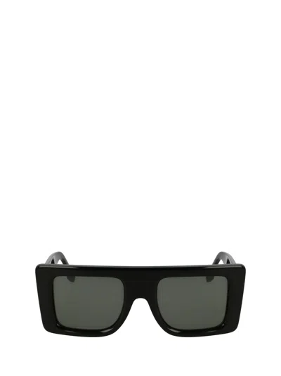 Victoria Beckham B Buckle Acetate Sunglasses In Black