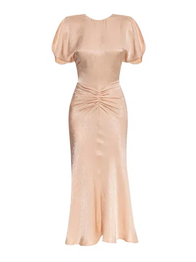 Victoria Beckham Midi Dress With Draper
