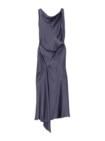 Victoria Beckham Vestido Midi - Azul