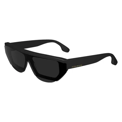 Victoria Beckham Vi-1066570 Plastic Browline Sunglasses In Black