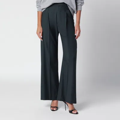 Victoria Beckham Victoria Beckam Ethel Virgin Wool Trousers In Green