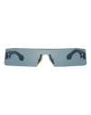Victoria Beckham Narrow Mask Vb241s Sunglasses Woman Sunglasses Black Size 62 Aceta In Black