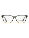 Victoria Beckham Rectangular Vb2607 Eyeglasses Woman Eyeglass Frame Grey Size 55 Ac In Gray