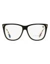 Victoria Beckham Square Vb2636 Eyeglasses Woman Eyeglass Frame Black Size 56 Acetat