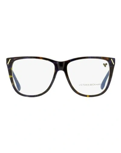 Victoria Beckham Square Vb2636 Eyeglasses Woman Eyeglass Frame Brown Size 56 Acetat