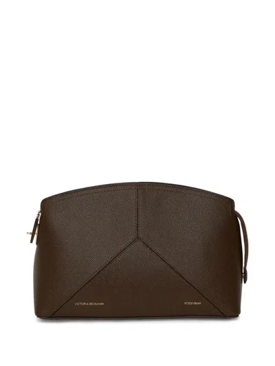 Victoria Beckham Victoria Clutch Bag In Brown
