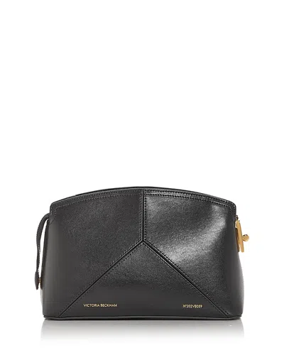 Victoria Beckham Victoria Leather Crossbody Bag In Black