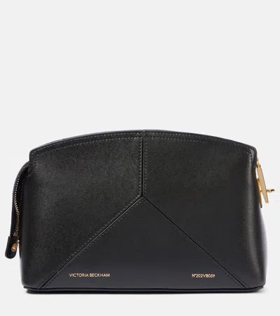 Victoria Beckham Victoria Leather Crossbody Bag In Black