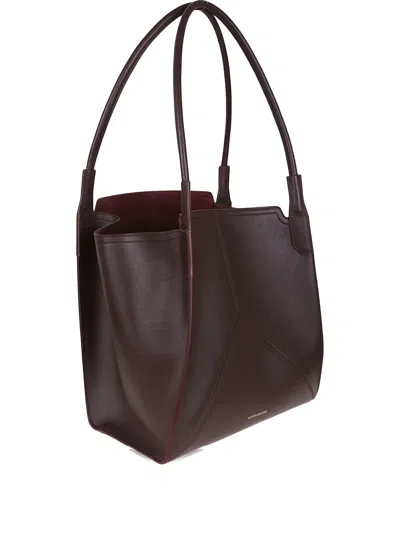 Victoria Beckham Victoria Leather Tote Bag In Red