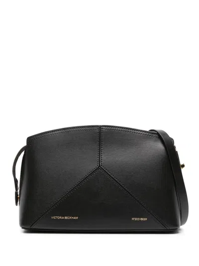 Victoria Beckham Victoria Panelled Crossbody Bag In Negro
