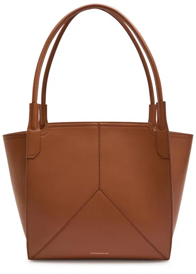 Victoria Beckham Victoria Panelled Leather Tote Bag In Black