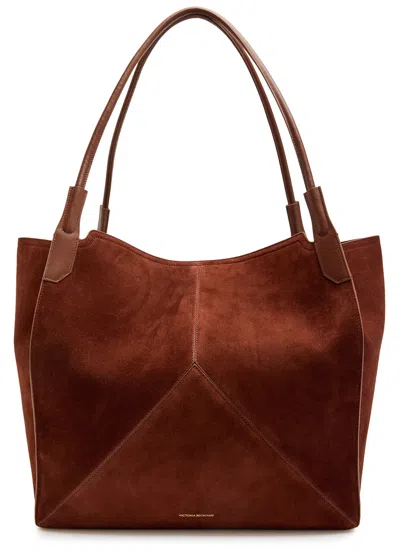 Victoria Beckham Victoria Panelled Suede Tote