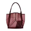 Victoria Beckham Translucent Mesh Panel Tote Bag In Black