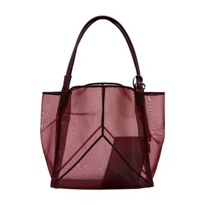 Victoria Beckham Victoria Shopper Bag -  - Synthetic - Burgundy In Black