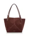 Victoria Beckham Victoria Soft Suede Tote In Brown